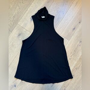 Black Intimately Free by Free People Ribbed Tank w/ Turtleneck